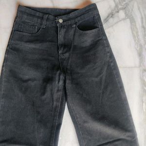 Black Straight Fit Jeans For Women