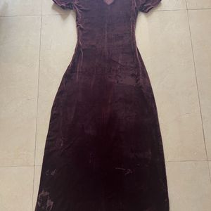 Velvet Gown Dress