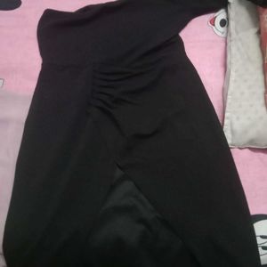 A Black Partywear Dress