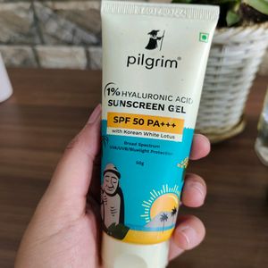 Pilgrim hyaluronic acid sunscreen gel