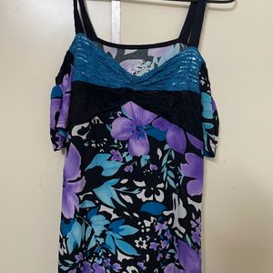 Women Shoulder Off Dress