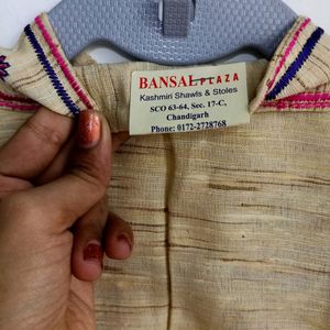 Half Stitched Jute Kurta Material