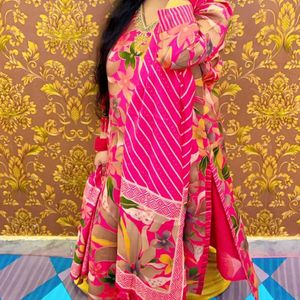 Beautiful Pink Kurta Set