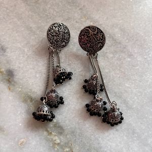 Oxidized Earrings