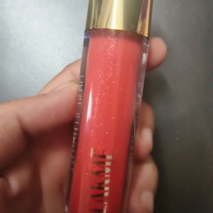 LAKME Glitterati Glossy Lip Glaze 202 Peach Punch