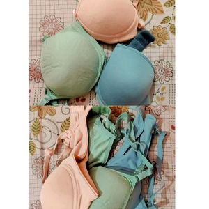 Women Stylish T-shirt Puffy Bra