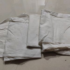 4 White Cotton Material 2.0 Mtr