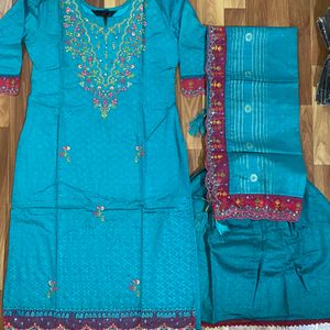 Sea Green Sharara Set For Women