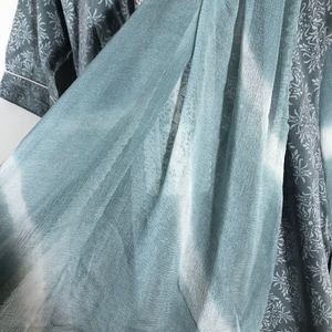 Grey Printed Kurta & Dupatta (Women’s)