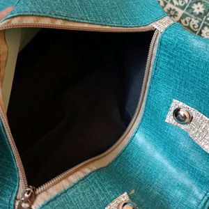 New Tote Bag - Teal Colour