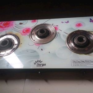 Automatic 3 Burner Gas Stove