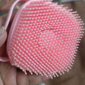 Silicone Bath Scrubber(Light Pink Shade)