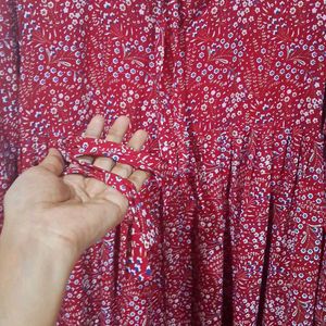 Pretty Red Tunic Top❤️