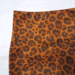 Y2k Animal Print Micro Mini Skirt