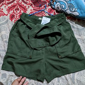 Western Green Shorts