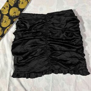 Black Ruffles Skirt