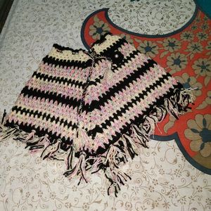 Kids Handmade Wool Poncho