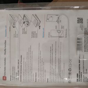 Wireless Door Bell - new