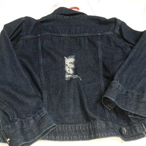 Brand New H&M Ribbed Denim Jacket