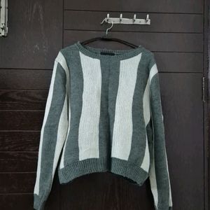 Striped Knit Sweater