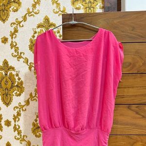 VEROMODA: PINK BALLOON TOP