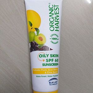 Organic Harvest Sunscreen With SPF 60