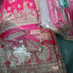 Asopalav Bridal Chaniya Choli Pink