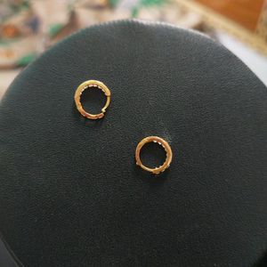 22k Pure Gold Saniya Bali 1 Pair