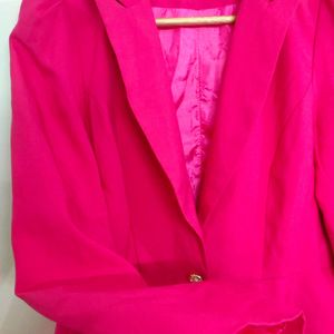 Price Drop Pink Blazer For Woman