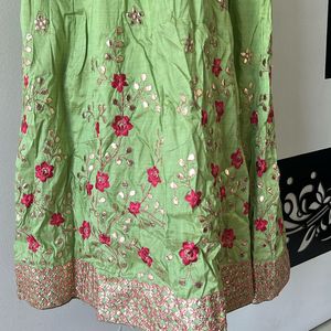 Beautiful Green Anarkali