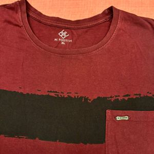 Maroon Mens T Shirt