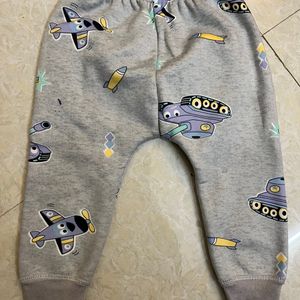 Baby Fleece Bottom Grey Color 1-2 Years Old