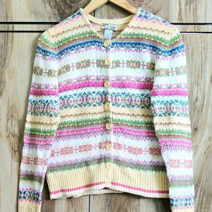 Colourful Designer Cardigan Size-36- Medium