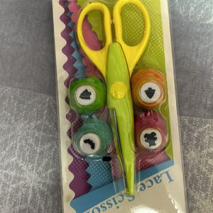 Art And Craft Scissors With Punch Set