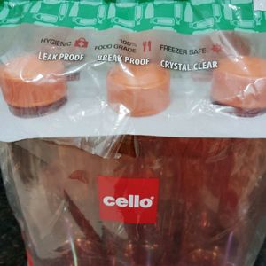 Brand New Cello Water Bottle Set Of 6