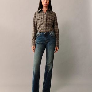 MANGO Bootcut denim