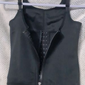 BLACK WAIST SNATCHING CORSET TOP