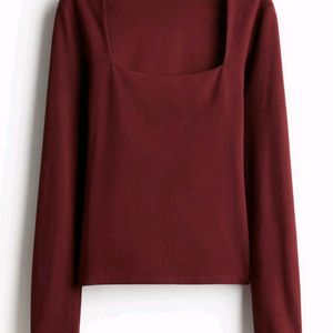 H&M Square Neckline Top