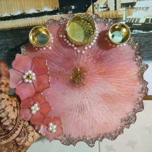 Resin 8 Inch Pooja Thali