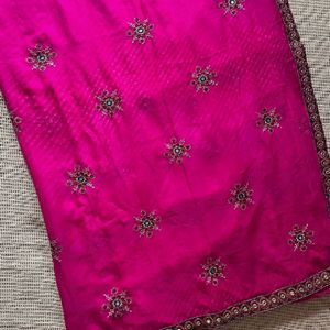 Pure Georgette Lehariya Saree