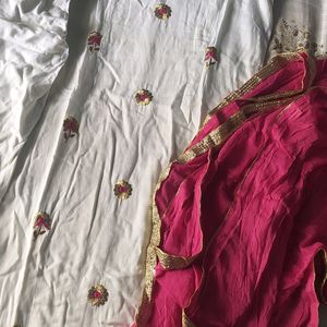 Suit set with dupatta