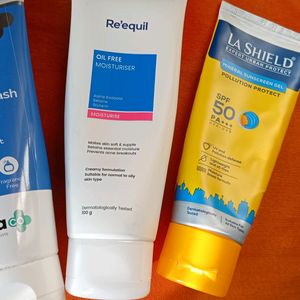 Cleanser Moisturizer And Sunscreen