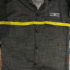 AMERICAN EAGLE: BLACK GREY VINTAGE SHIRT MEN