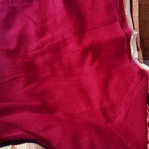 Maroon Golden Colour Saree 30₹off On Delivery