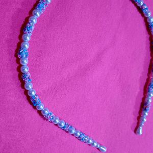 Pack Of 4 Perl Glitter Headband