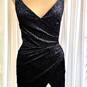 black Shimmery Dress