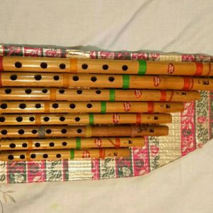 BAMBOO FLUTE Set Of 8 Pieces