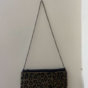 Leapord Print Sling Bag For Parties