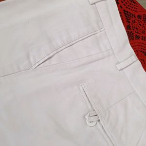 White Formal Pant