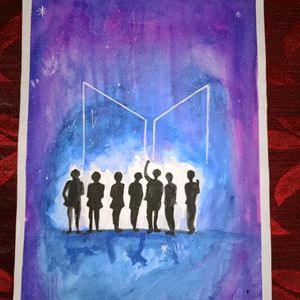 BTS Army Handmade Painting